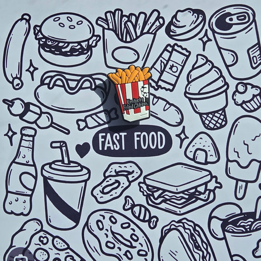 KFC Croc Charm – Fries Fast Food Shoe Accessory