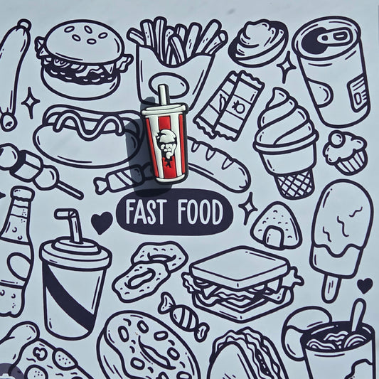 KFC Drink Croc Charm – Fast Food Cup Shoe Accessory