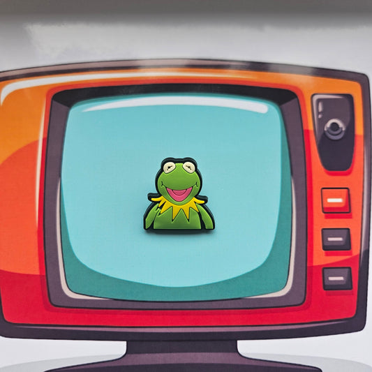 Kermit The Frog Croc Charm - Laughing Croc