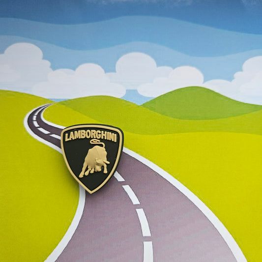 Lamborghini Logo Croc Charm - Laughing Croc