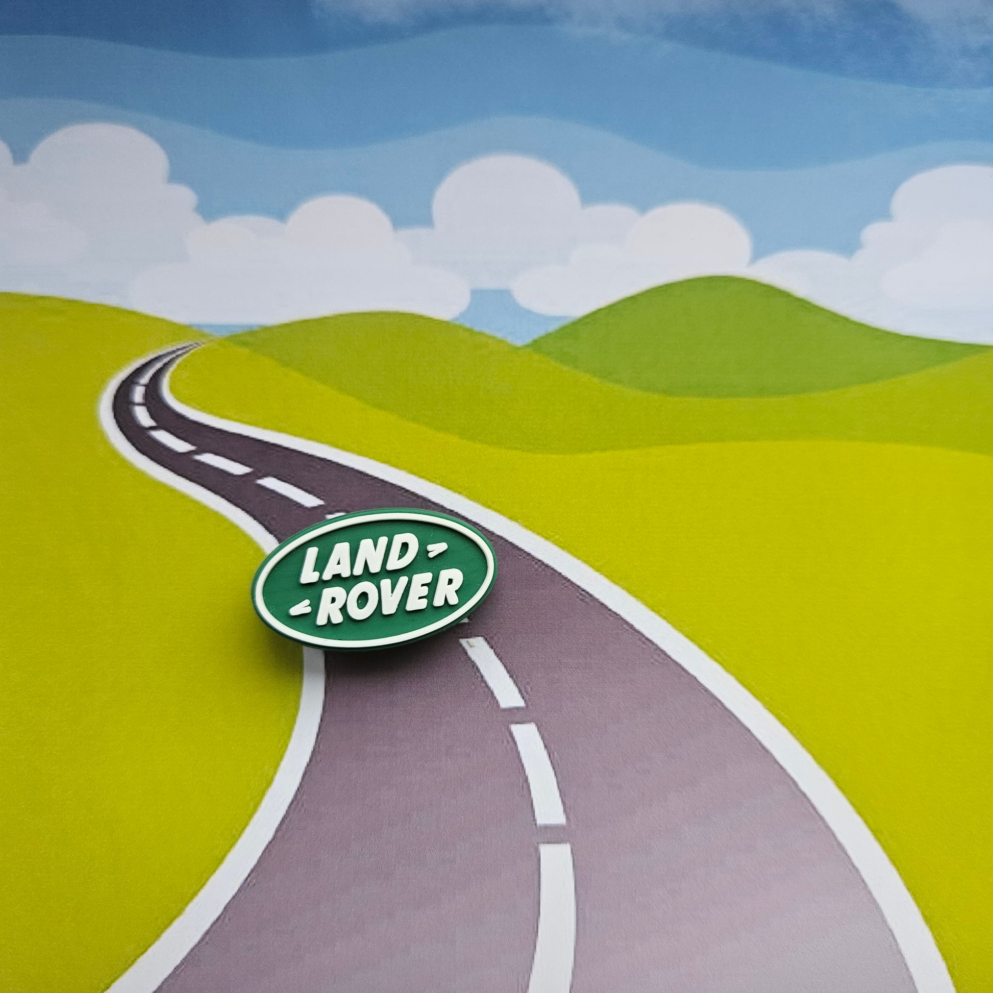 Land Rover Logo Croc Charm - Laughing Croc