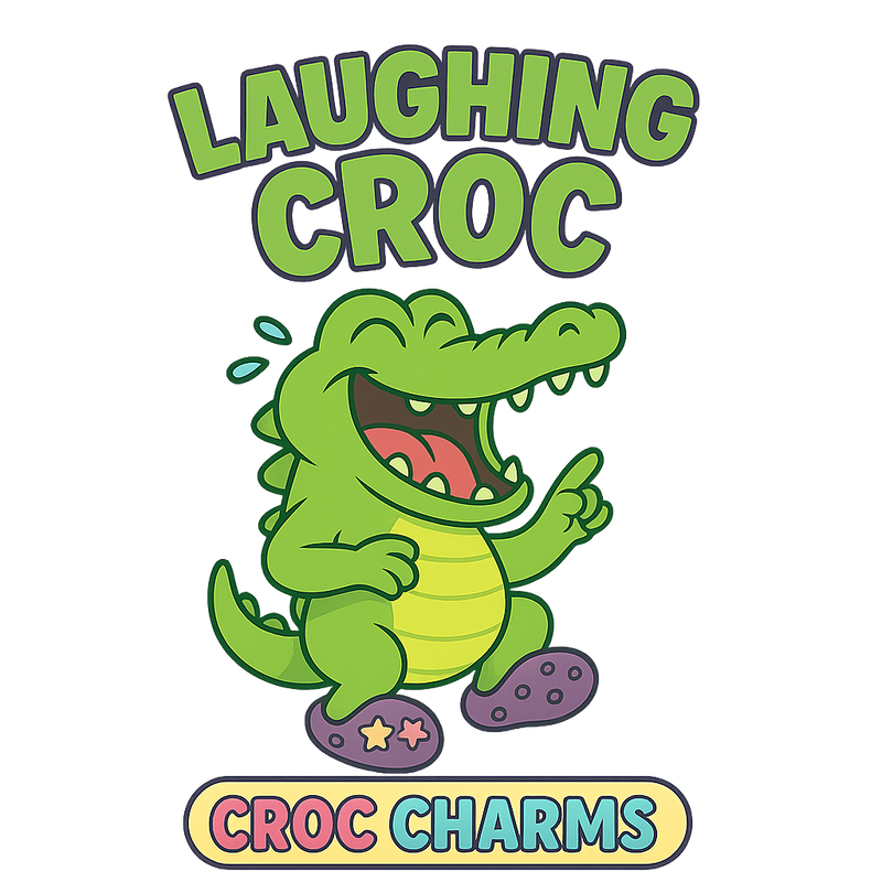 Laughing croc logo 