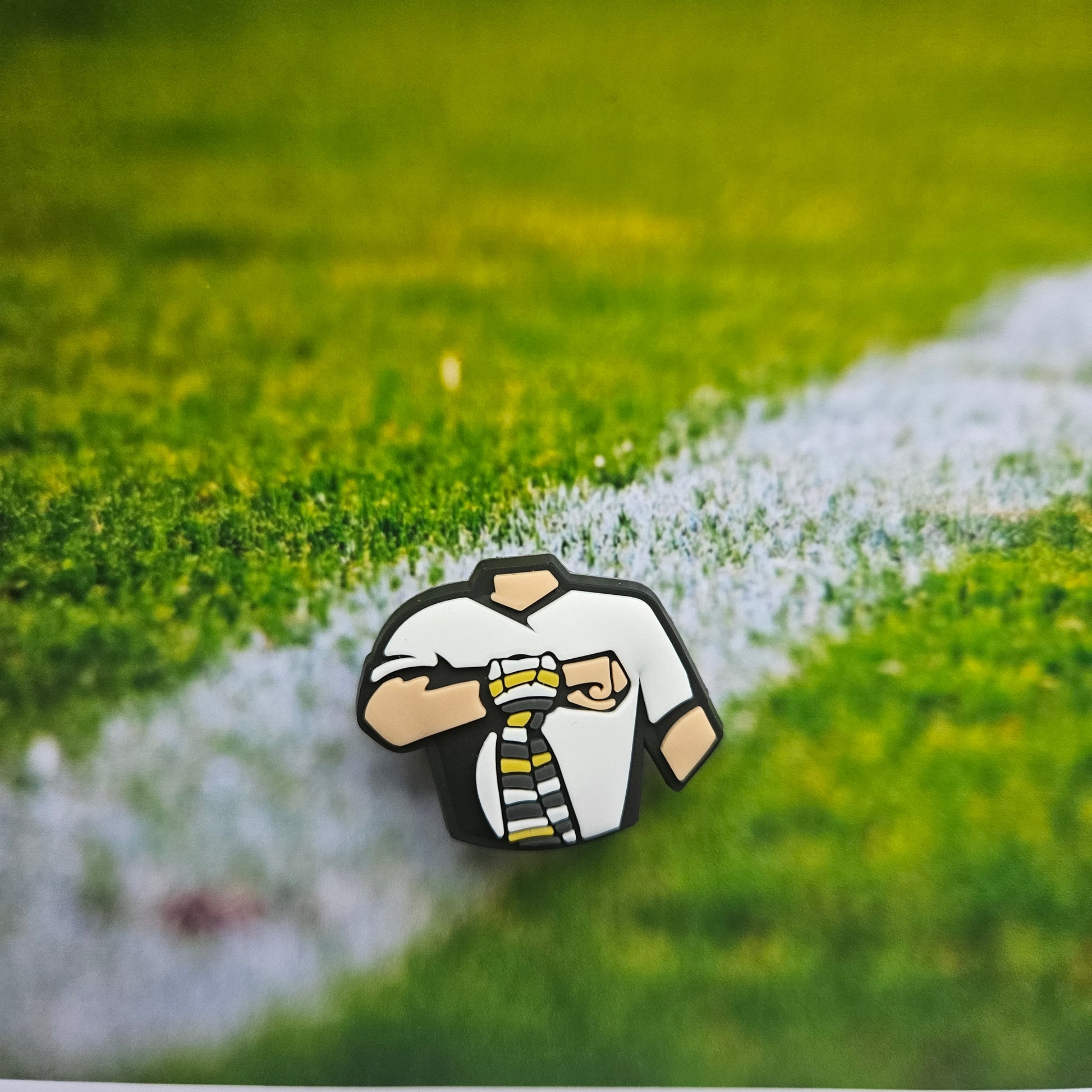 Leeds Salute Croc Charm - Laughing Croc