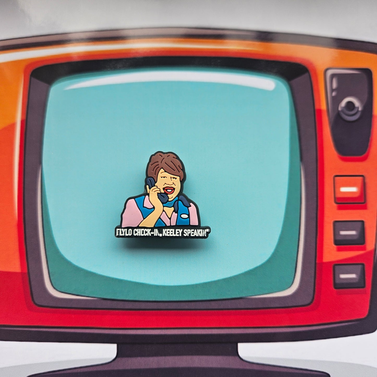 Little Britain Croc Charm Flylo Keeley