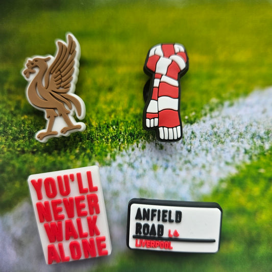 Liverpool Croc Charms Set Of 4 - Laughing Croc