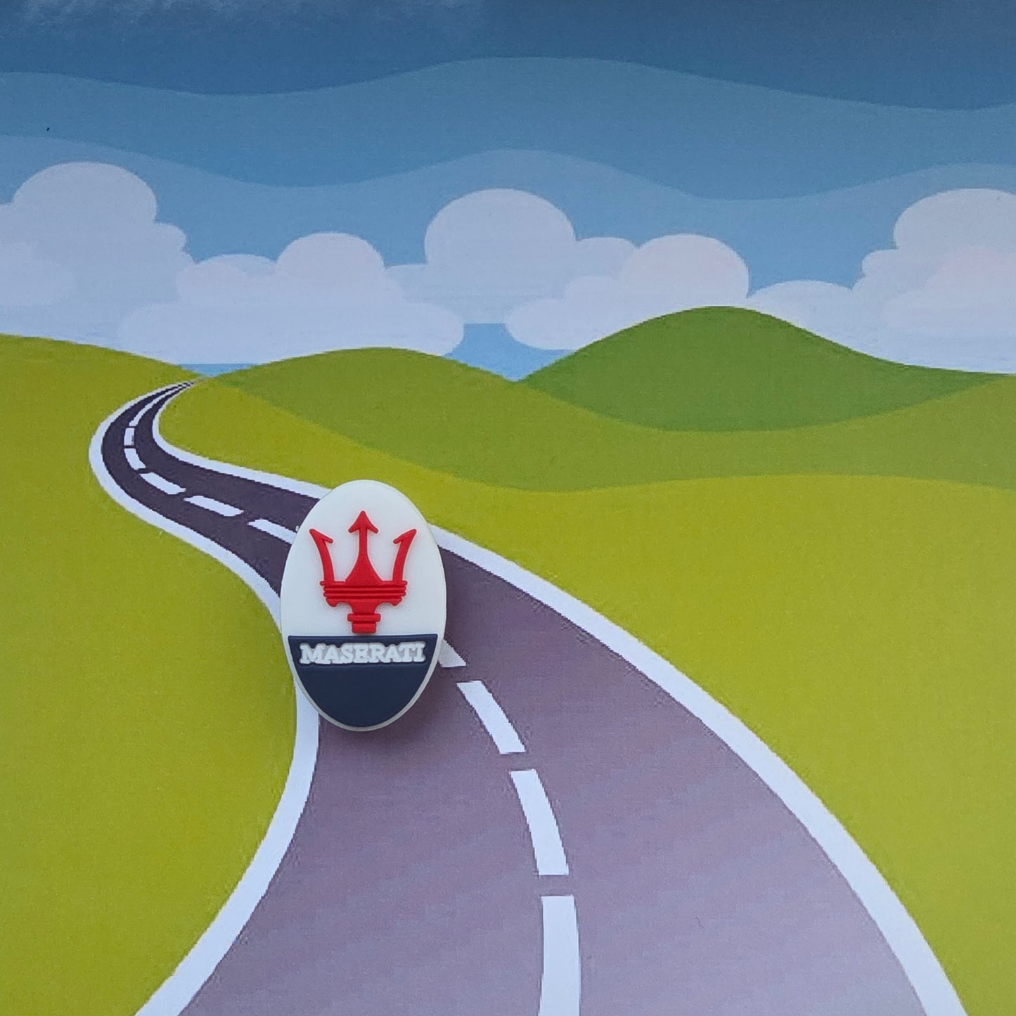 Maserati Inspired Croc Charm