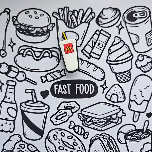 McD's Drink inspired Croc Charm