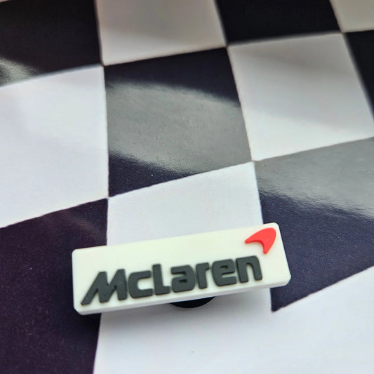 Mclaren badge croc charm - Laughing Croc