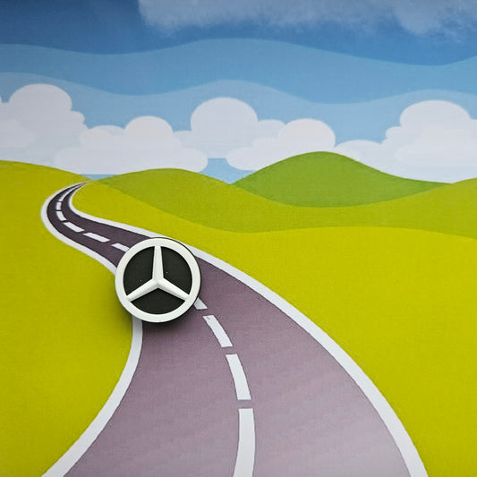 Mercedes Merc Logo Croc Charm