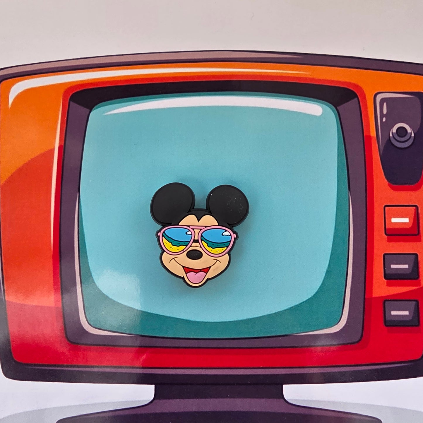 Mickey Inspired Croc Charm