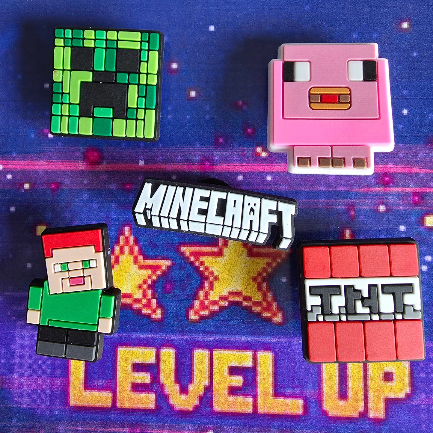 Minecraft Inspired Croc Charms