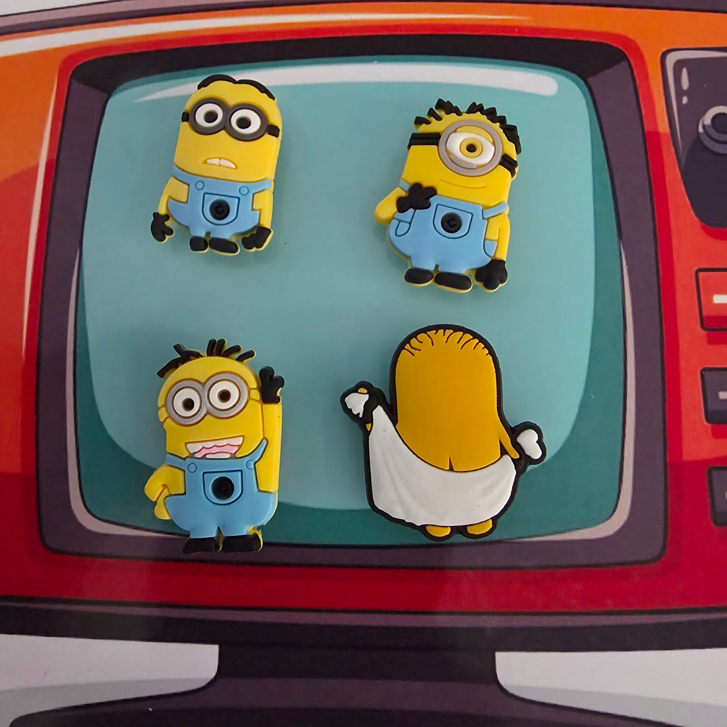 Minions Inspired Croc Charms