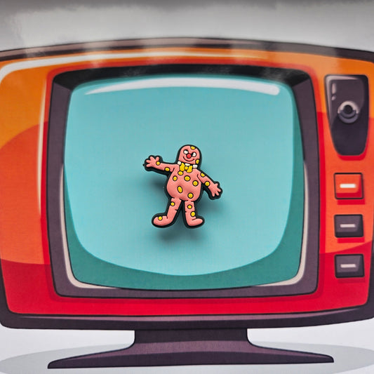 Mr Blobby Croc Charm