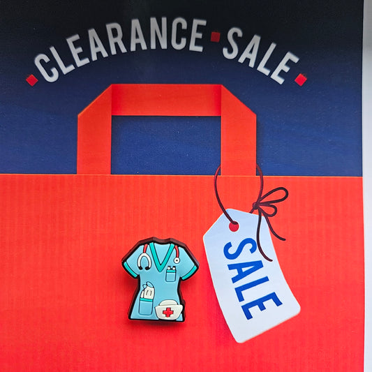 Nurse Uniform Croc Charm