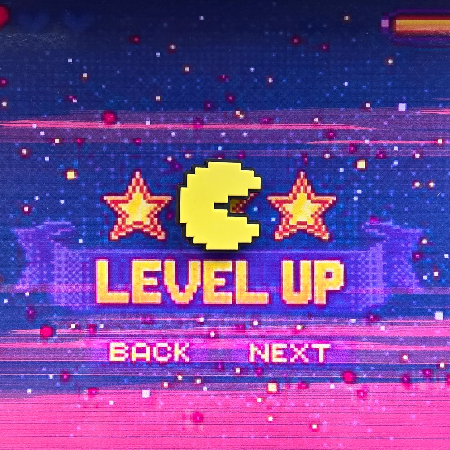 Pac-Man Inspired Croc Charm