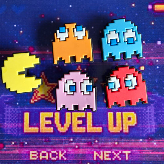 Pac-Man Inspired Croc Charms