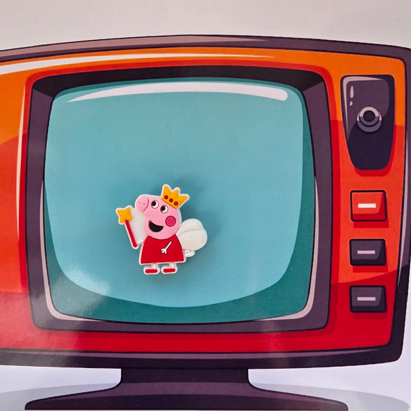 Peppa Pig inspired Croc charm