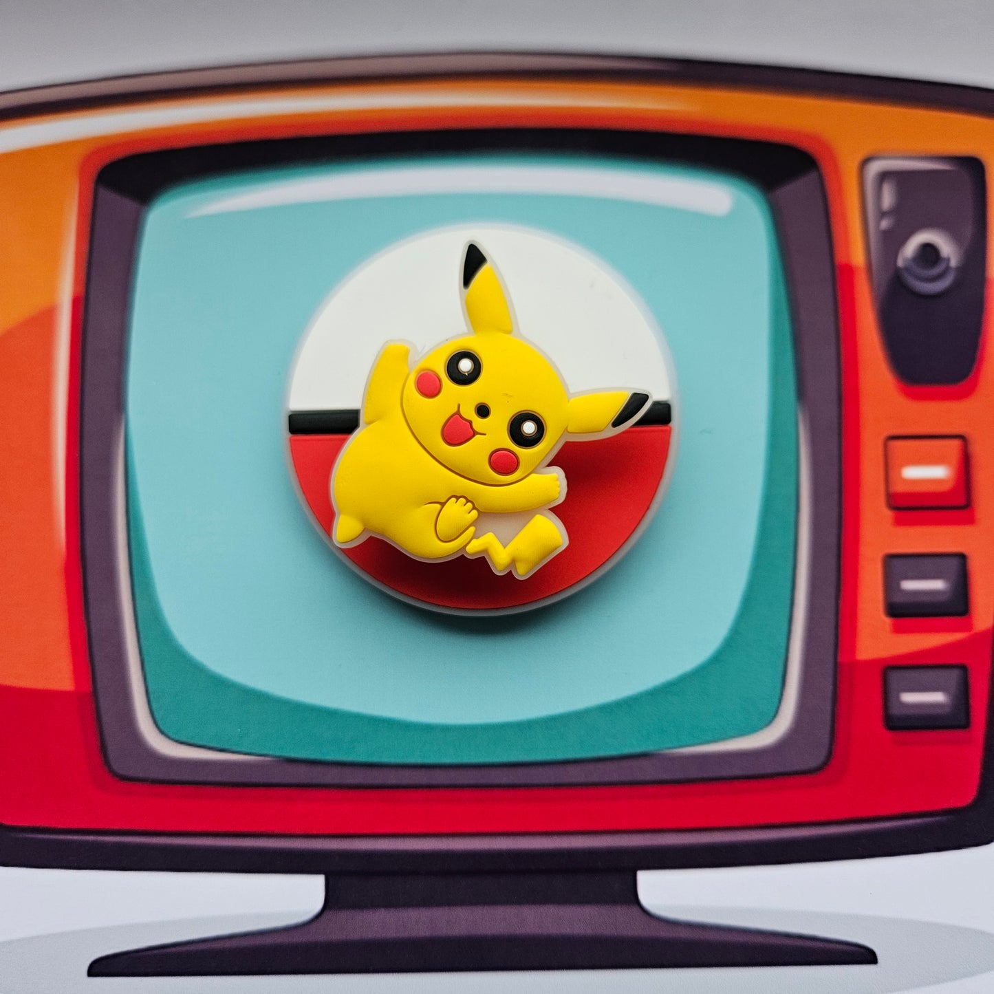 Pikachu Spinning Croc Charm