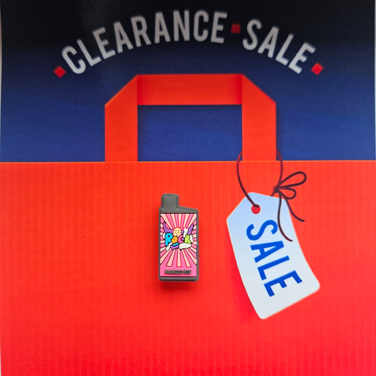 Pink Vape Croc Charm