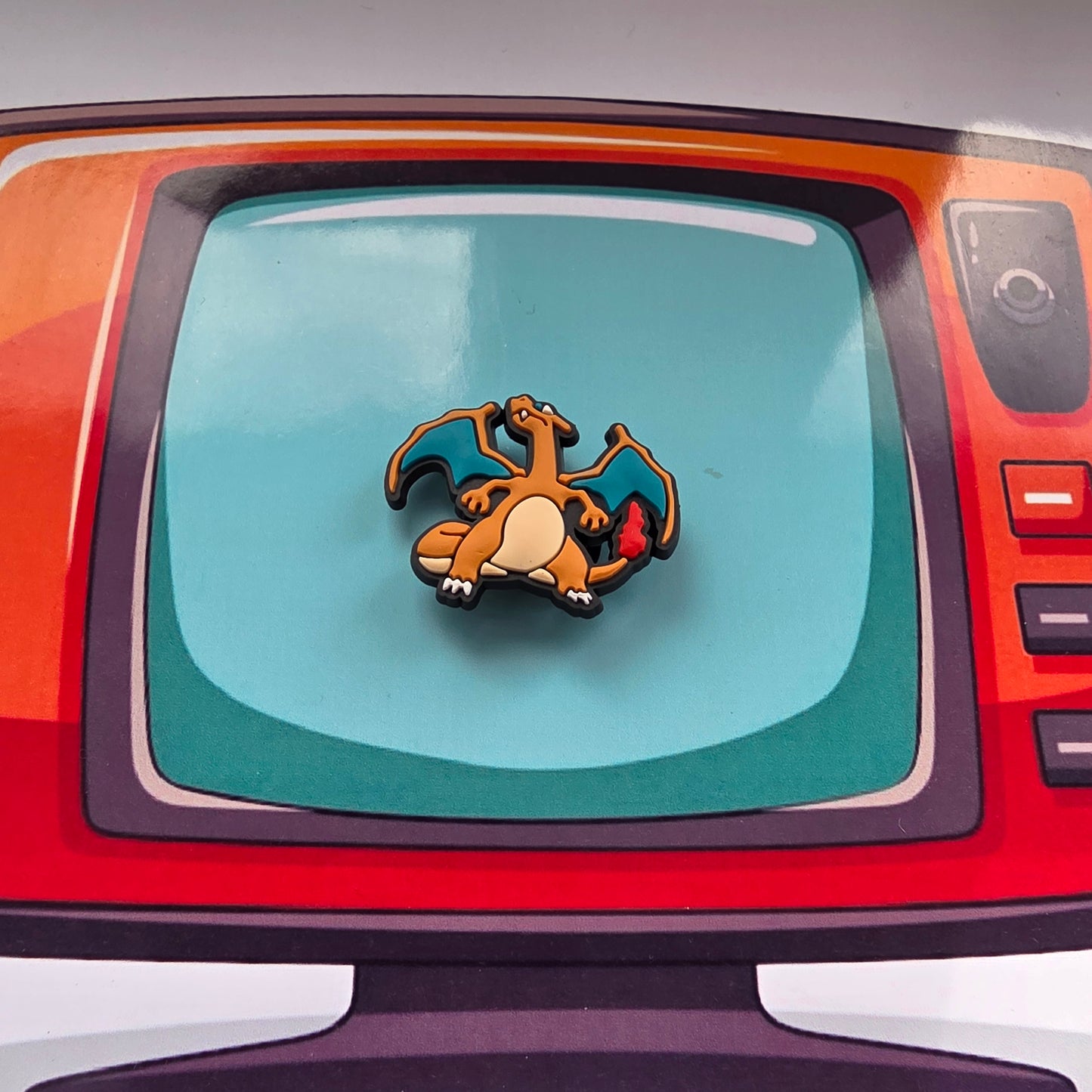 Pokémon Inspired Croc Charm Charizard