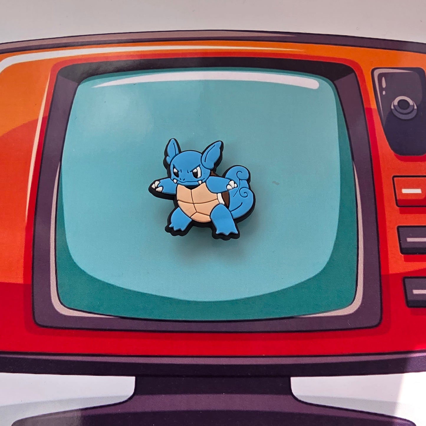 Pokémon Inspired Croc Charm Wartortle