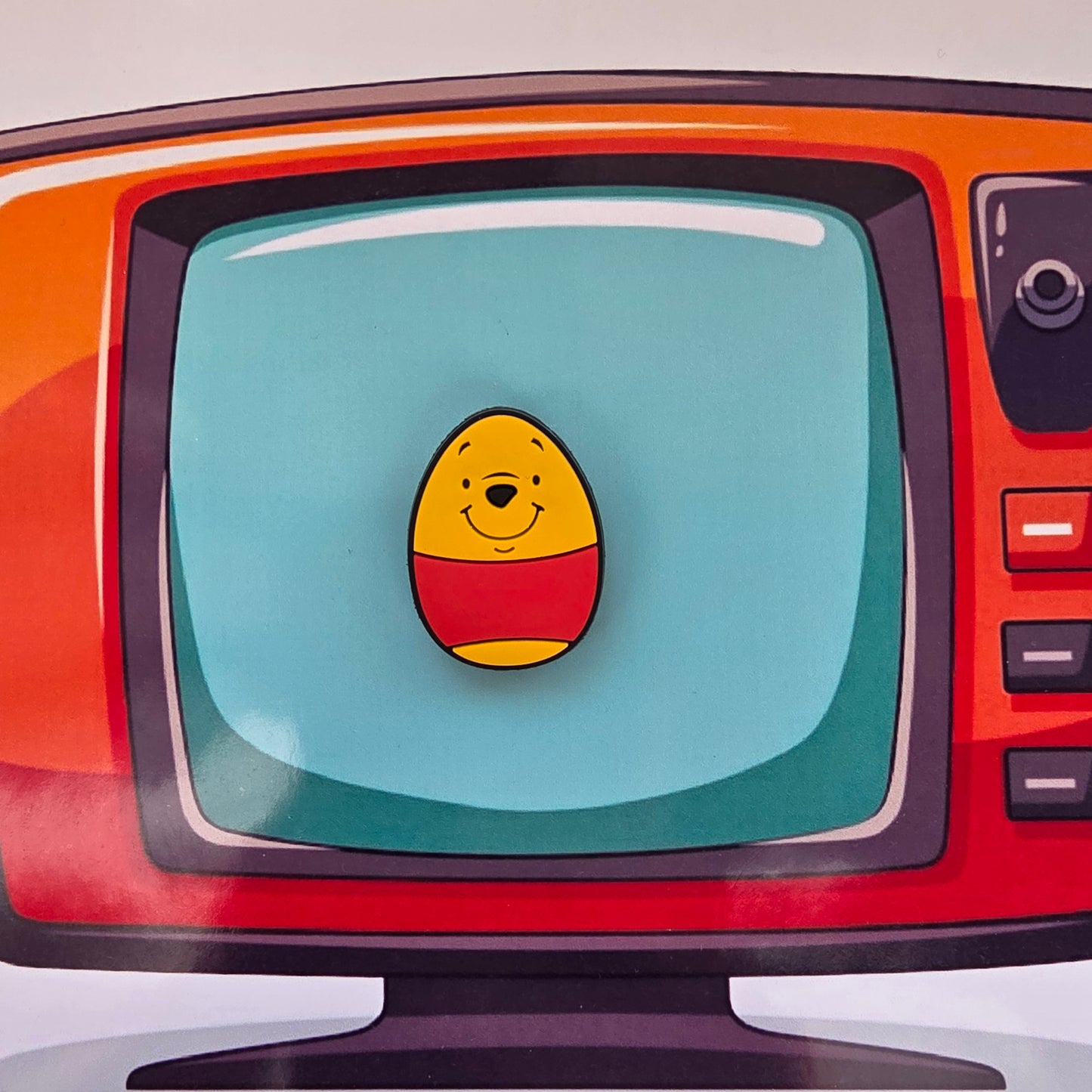 Pooh egg  Inspired Croc Charm