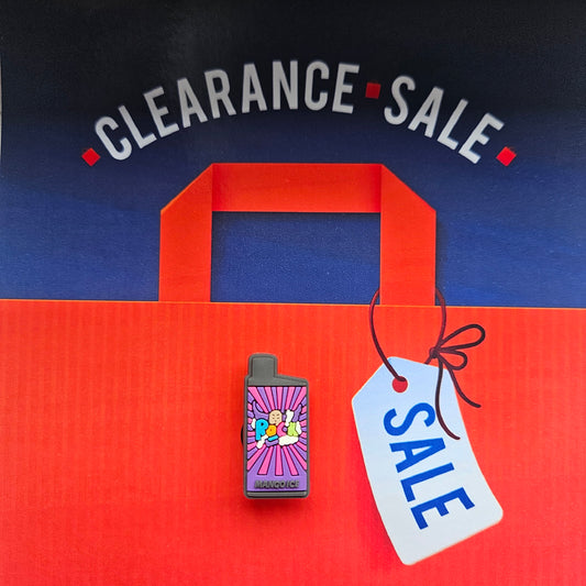 Purple Vape Croc Charm 