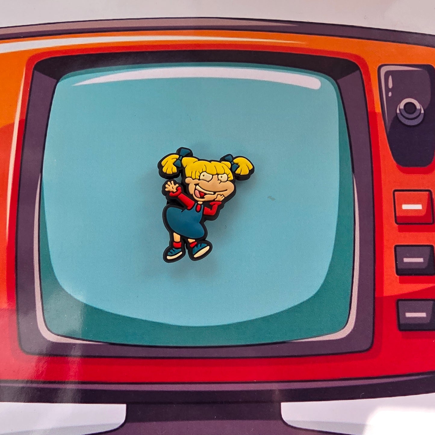 Rugrats Inspired Croc Charm Angelica