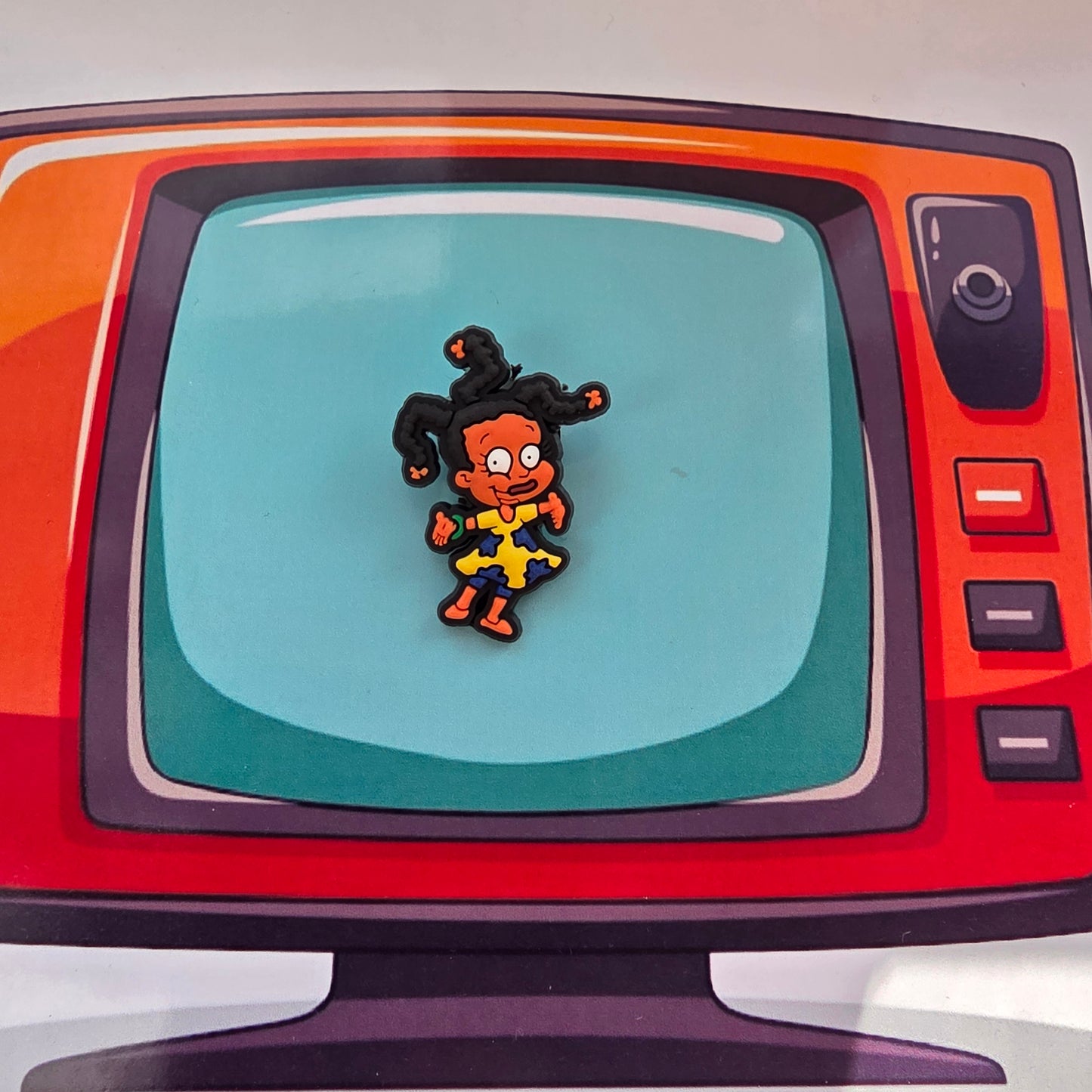 Rugrats Inspired Croc Charm Susie