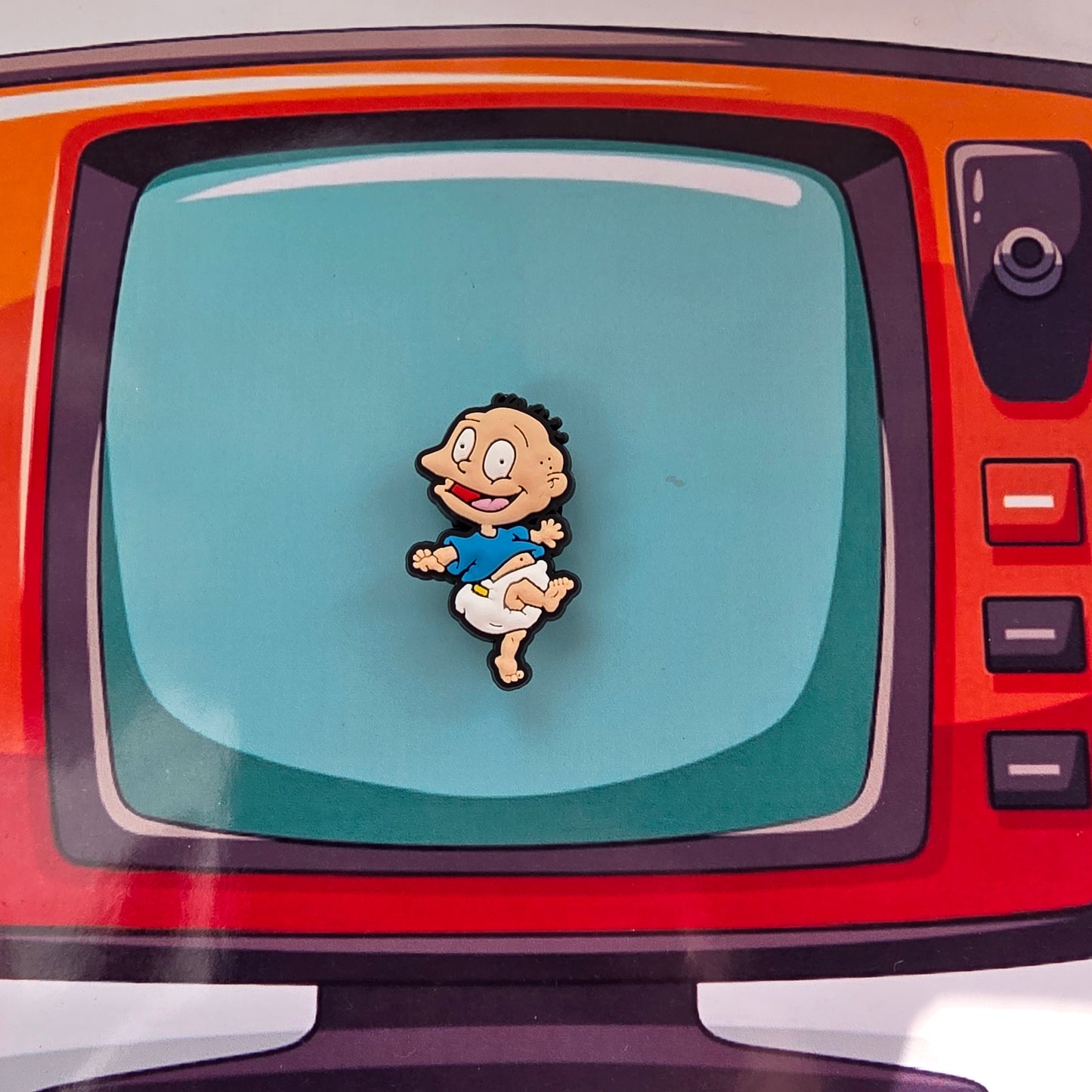 Rugrats Inspired Croc Charm Tommy