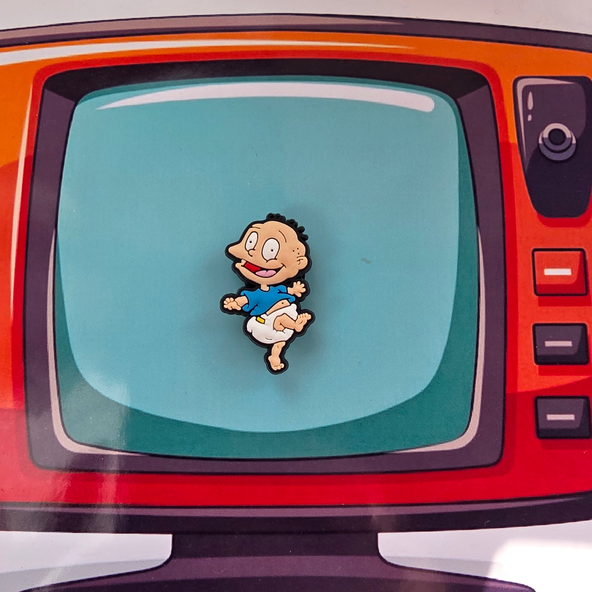 Rugrats Inspired Croc Charm Tommy