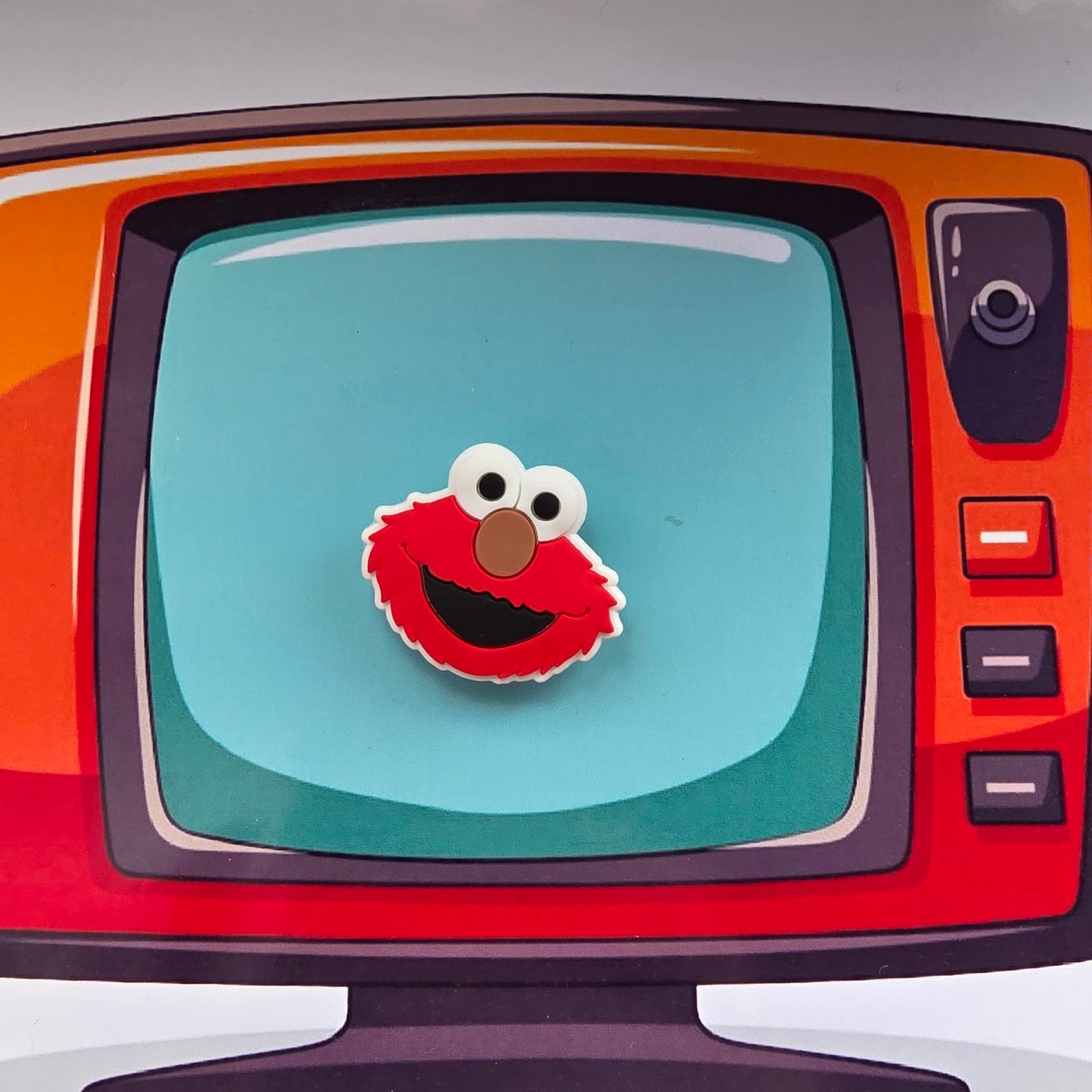 Sesame Street Inspired Croc Charm Elmo