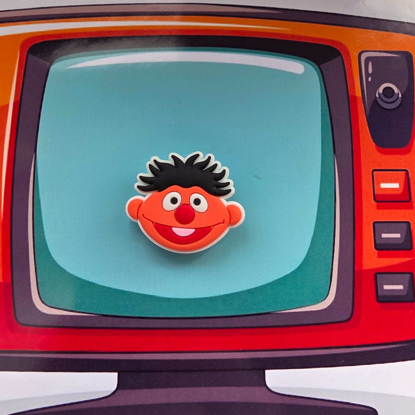 Sesame Street Inspired Croc Charm Ernie