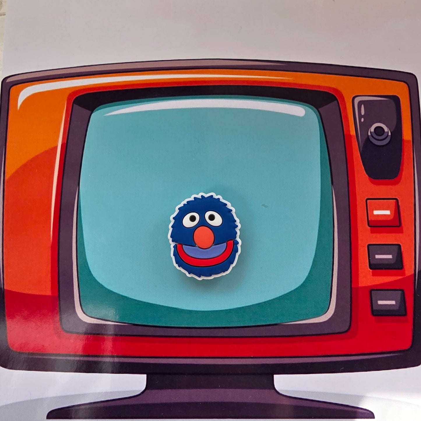 Sesame Street Inspired Croc Charm Grover