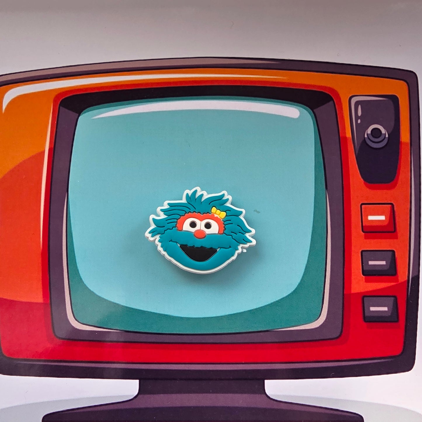 Sesame Street Inspired Croc Charm Rosita