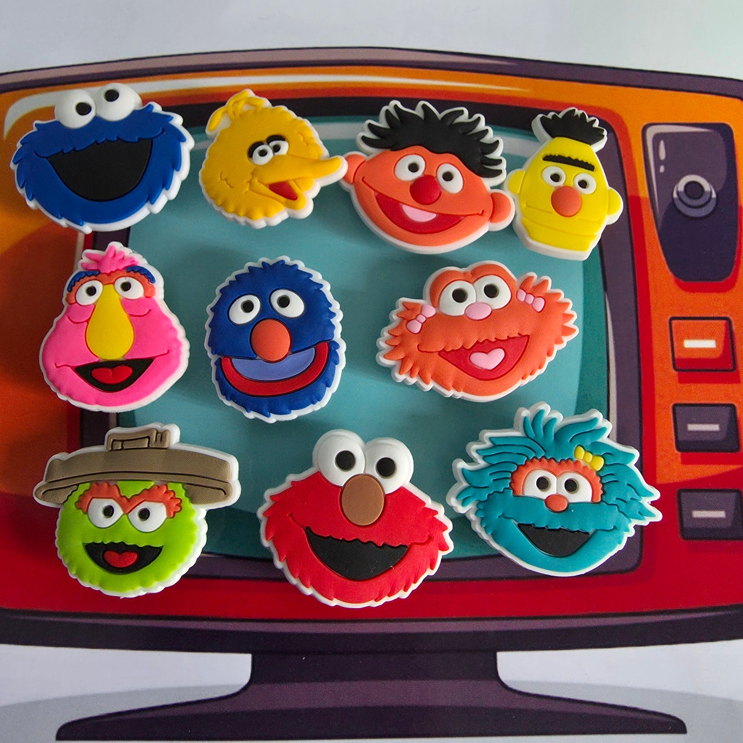 Sesame Street Inspired Croc Charms