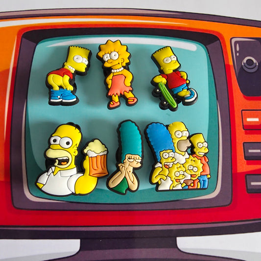 Simpsons Inspired Croc Charms