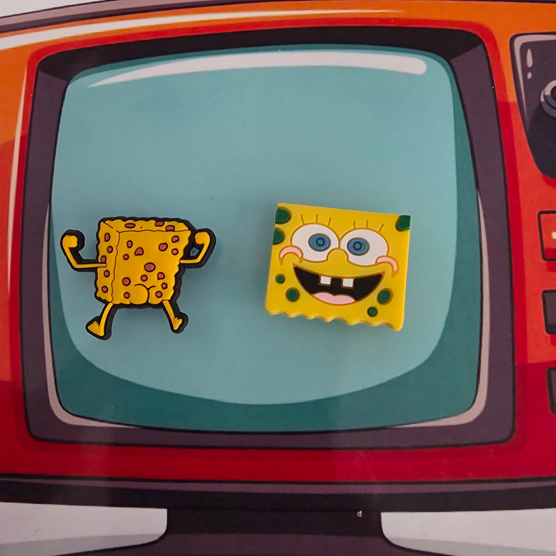 SpongeBob Inspired Croc Charms