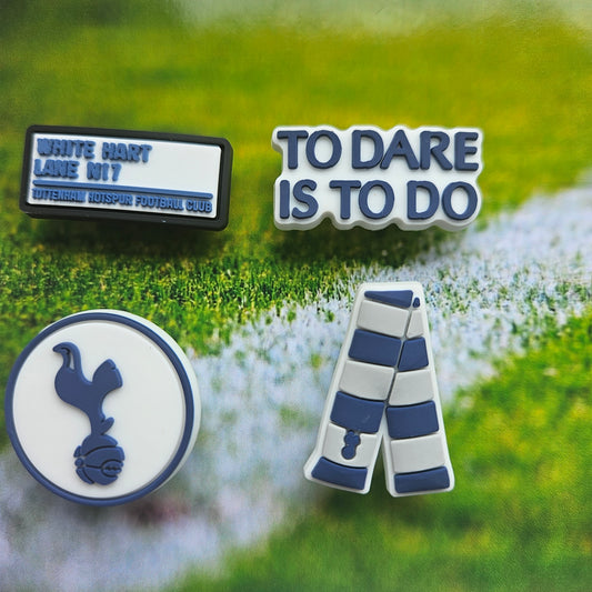 Spurs Croc Charms Set Of 4 - Laughing Croc