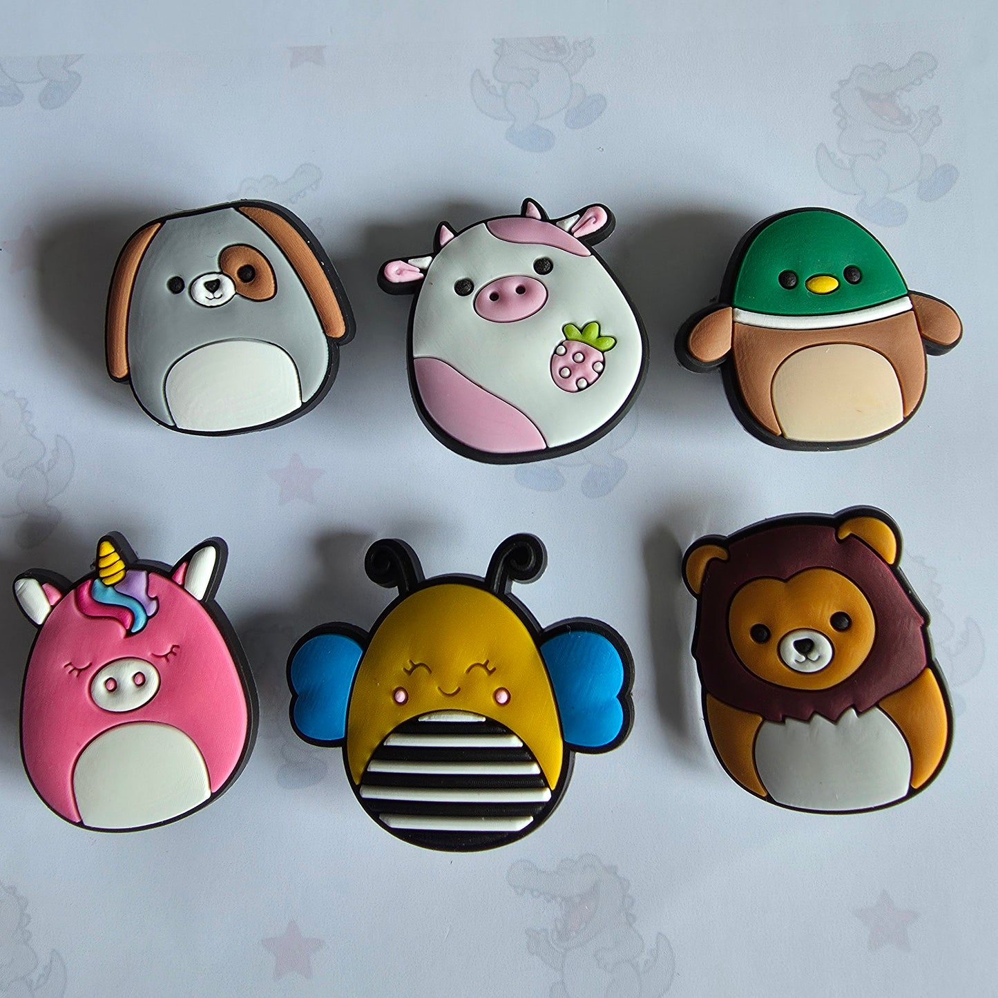 Squishmallow Inspired Croc CharmsKids