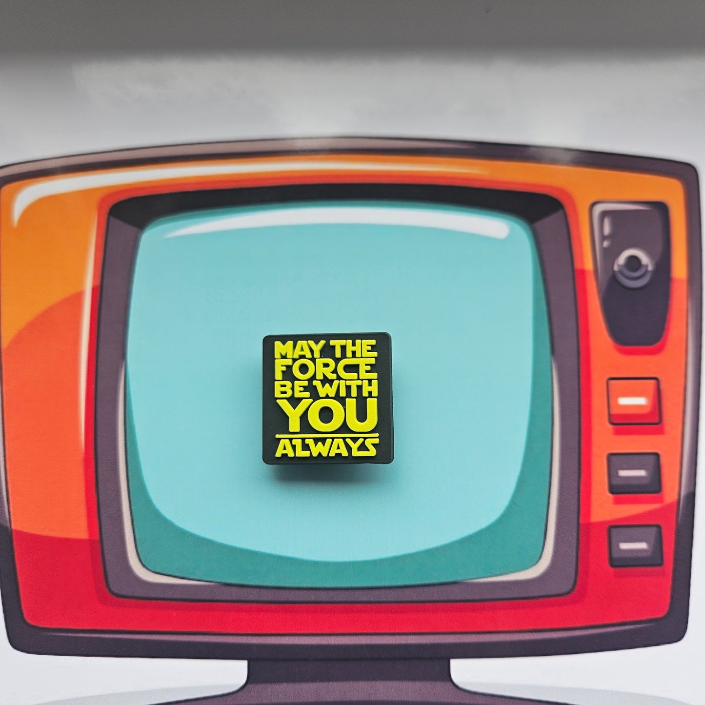 Star Wars Croc Charm -may the force 