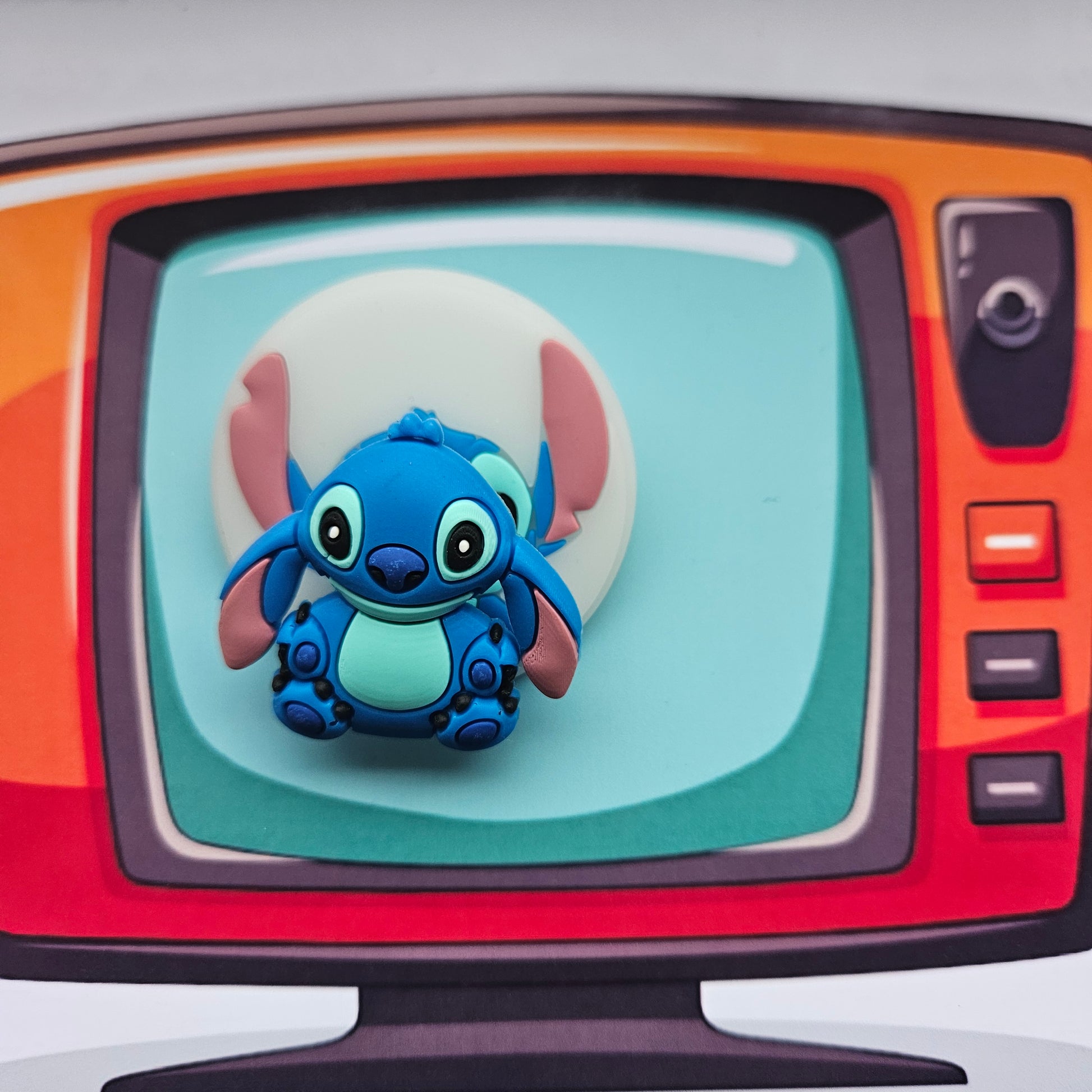 Stitch Spinning Croc Charm