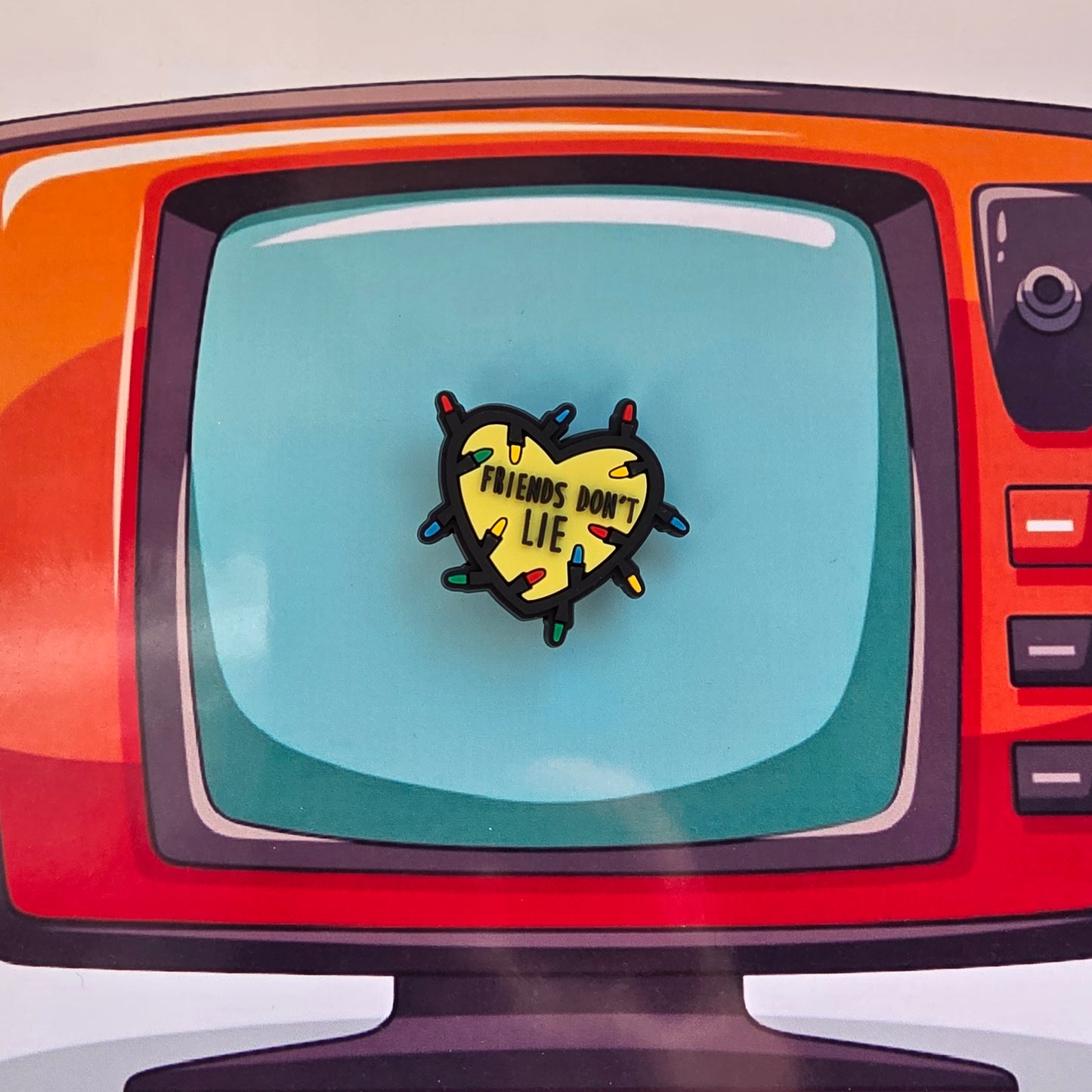 Stranger Things Croc Charm friends dont lie