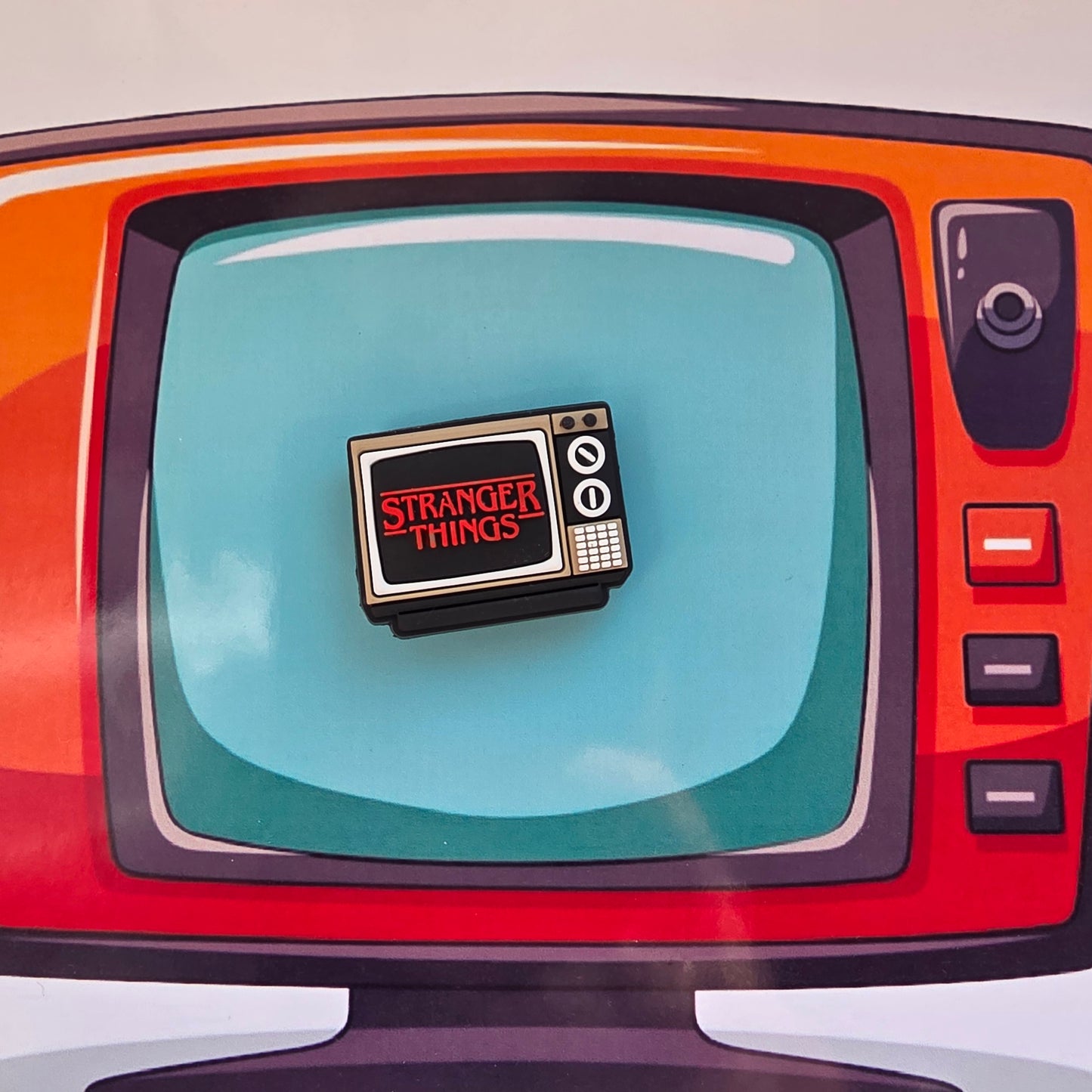 Stranger Things tv Croc Charm