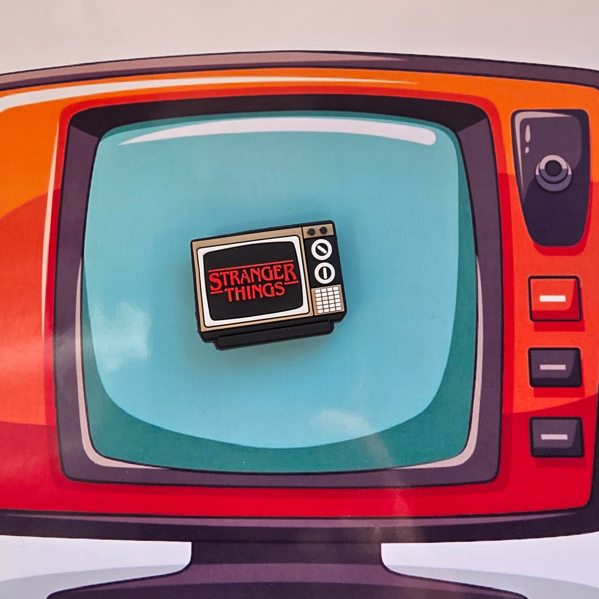 Stranger Things tv Croc Charm