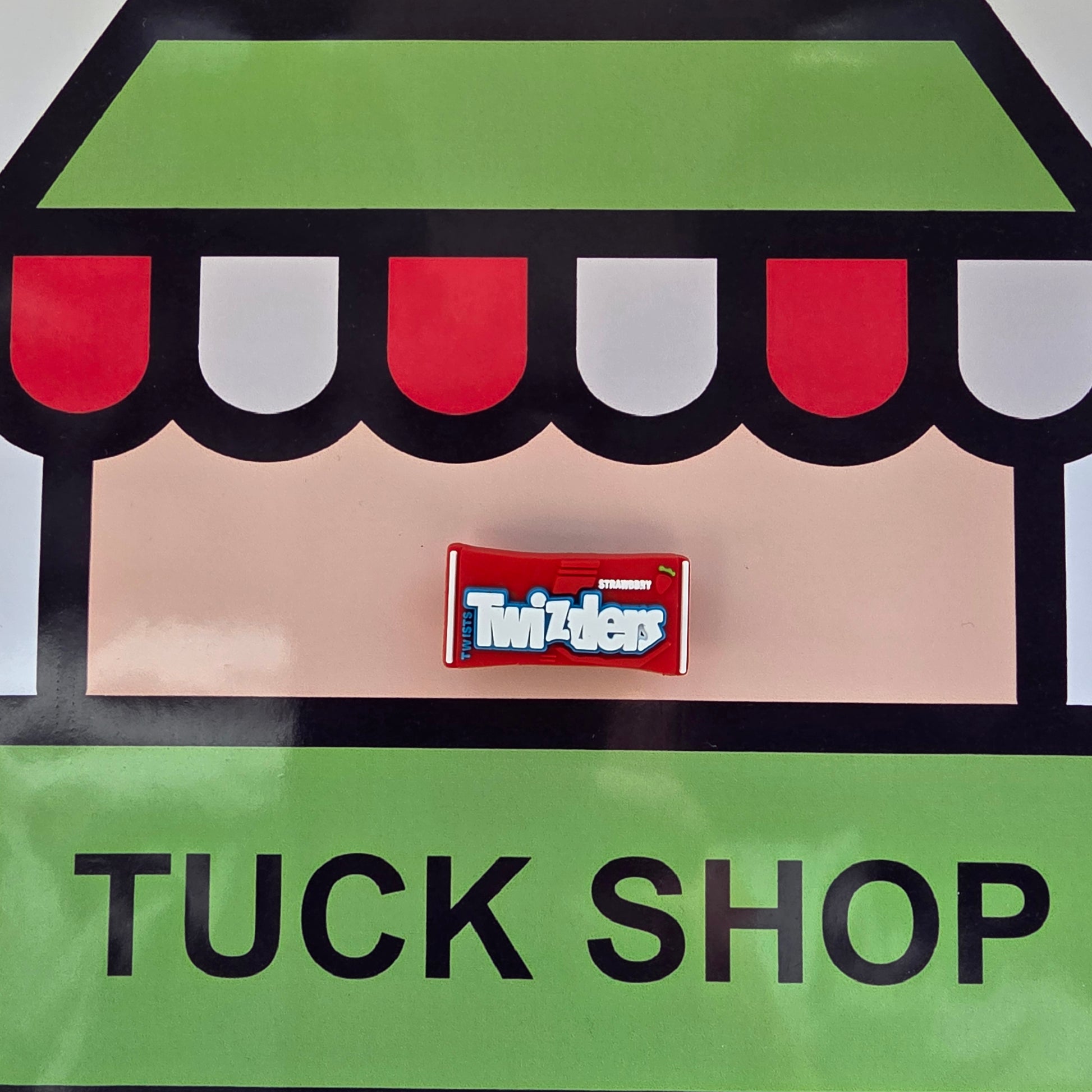 Strawberry Twizzlers Twists Inspired Croc Charm