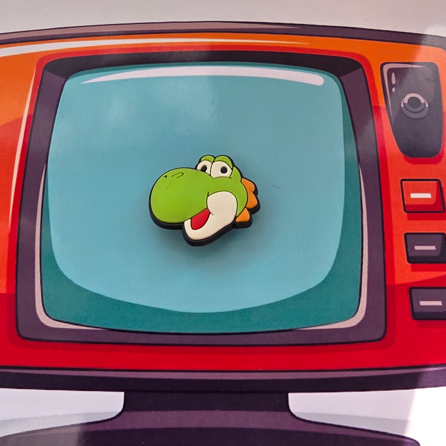 Super Mario Brothers Croc Charm - Yoshi