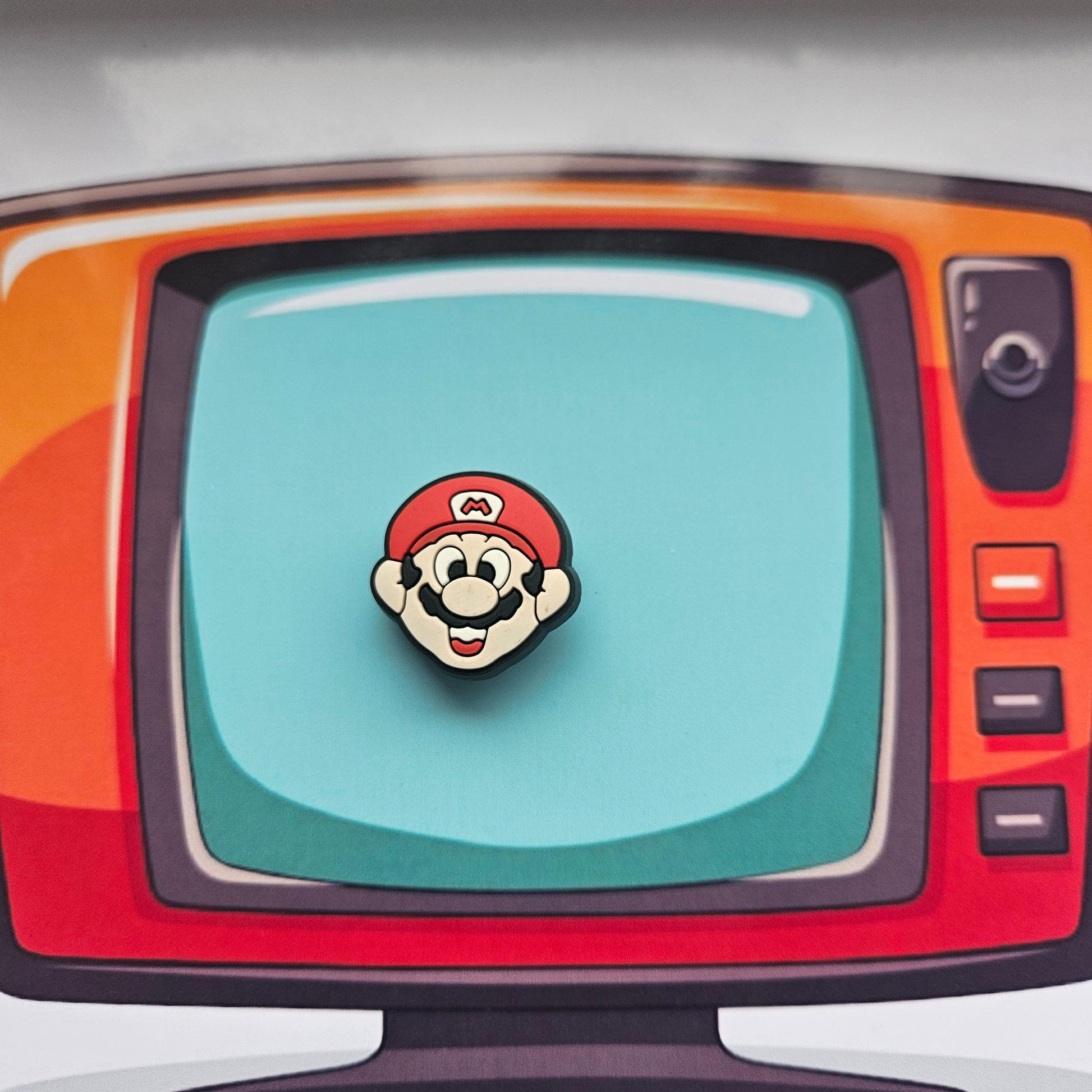 Super Mario Brothers Inspired Croc Charm