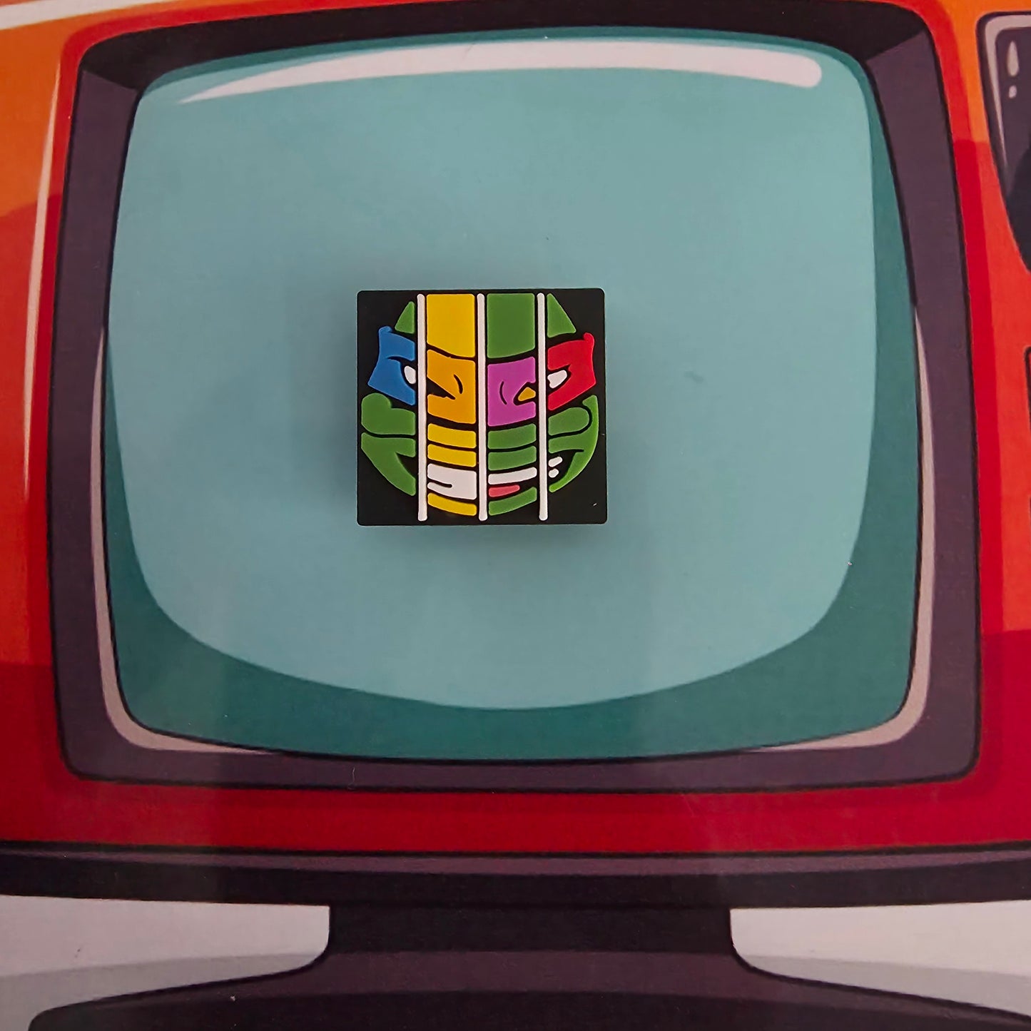 TMNT Inspired Croc Charm Split face