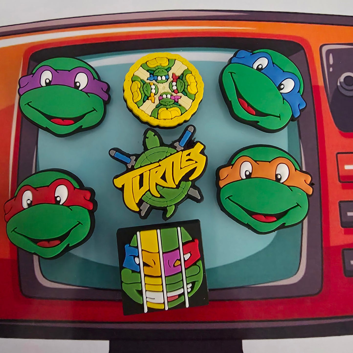 Teenage Mutant Ninja Turtles Inspired Croc Charms